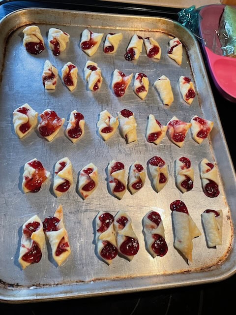 Batch 2 of raspberry kołaczki