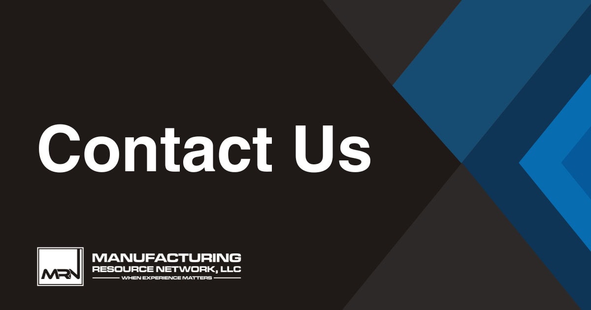 Contact Us - Manufacturing Resource Network
